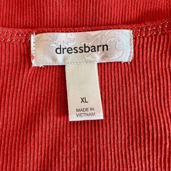 Dress Barn, XL, Burnt Orange Tank with Copper Embellishments - Picture 5 of 5